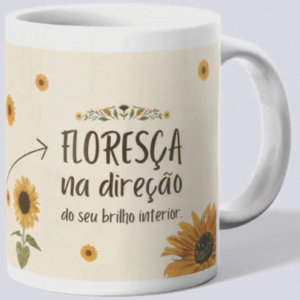 Caneca "Seja Girassol"